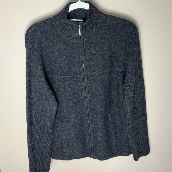 Pendleton wool full zip sweater size M - Picture 2 of 5